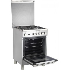 La Germania FTR6 4C 81 D X GPL Κουζίνα 65lt με Εστίες Υγραερίου Π60εκ. Inox